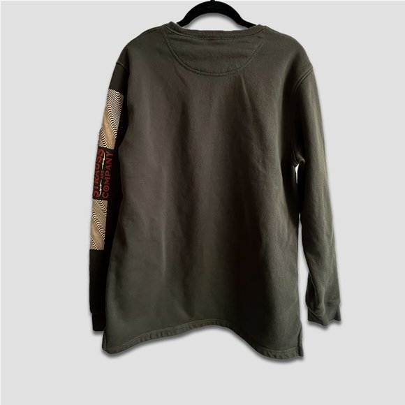 Levi Strauss & Co. Men's Graphic Crewneck Sweatshirt - Olive Green - Picture 5 of 5